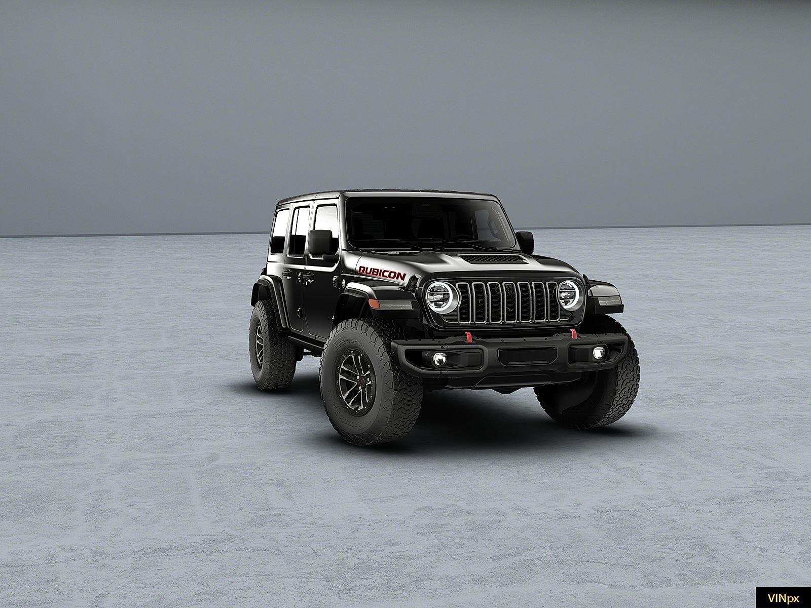 New 2026 Black Clear-Coat Exterior Paint Jeep Rubicon X image 16