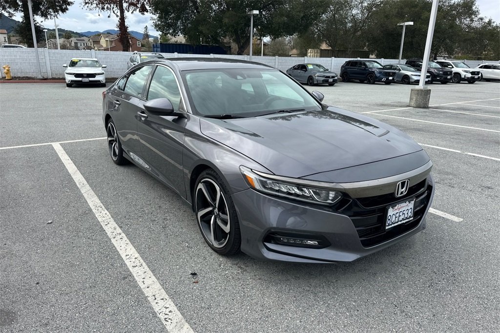Used 2018 Honda Accord Sport with VIN 1HGCV1F38JA010956 for sale in Morgan Hill, CA