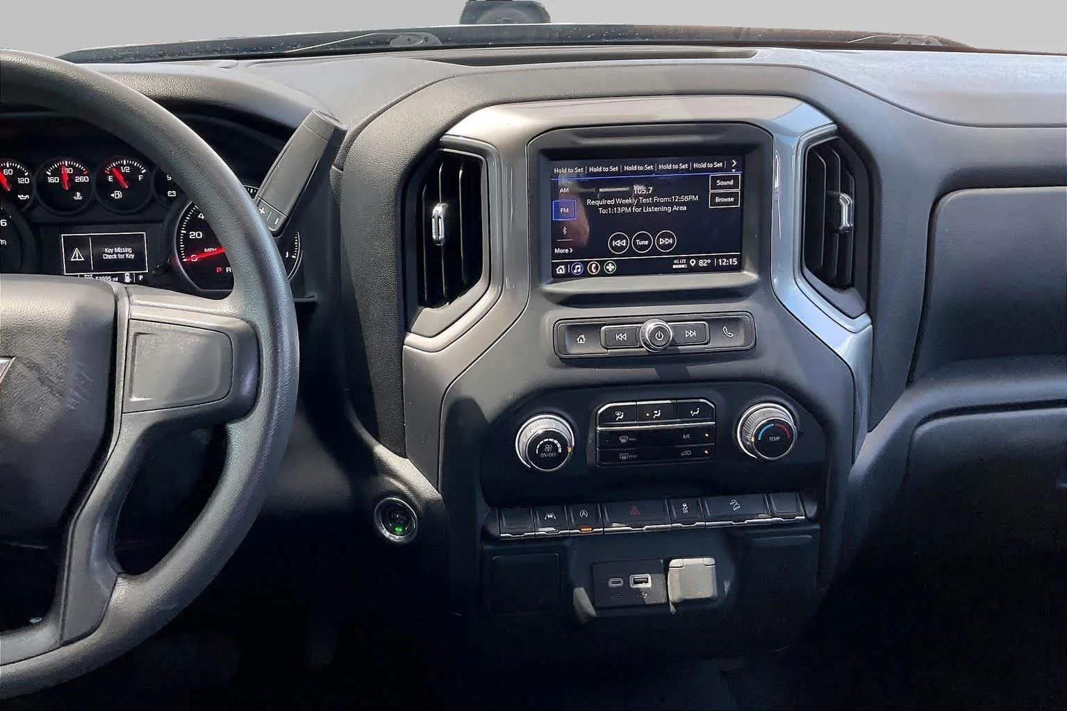 Used 2024 Dark Ash Metallic Chevrolet Work Truck image 7