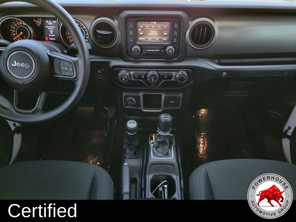 Used 2018 White Jeep Unlimited Sport image 19