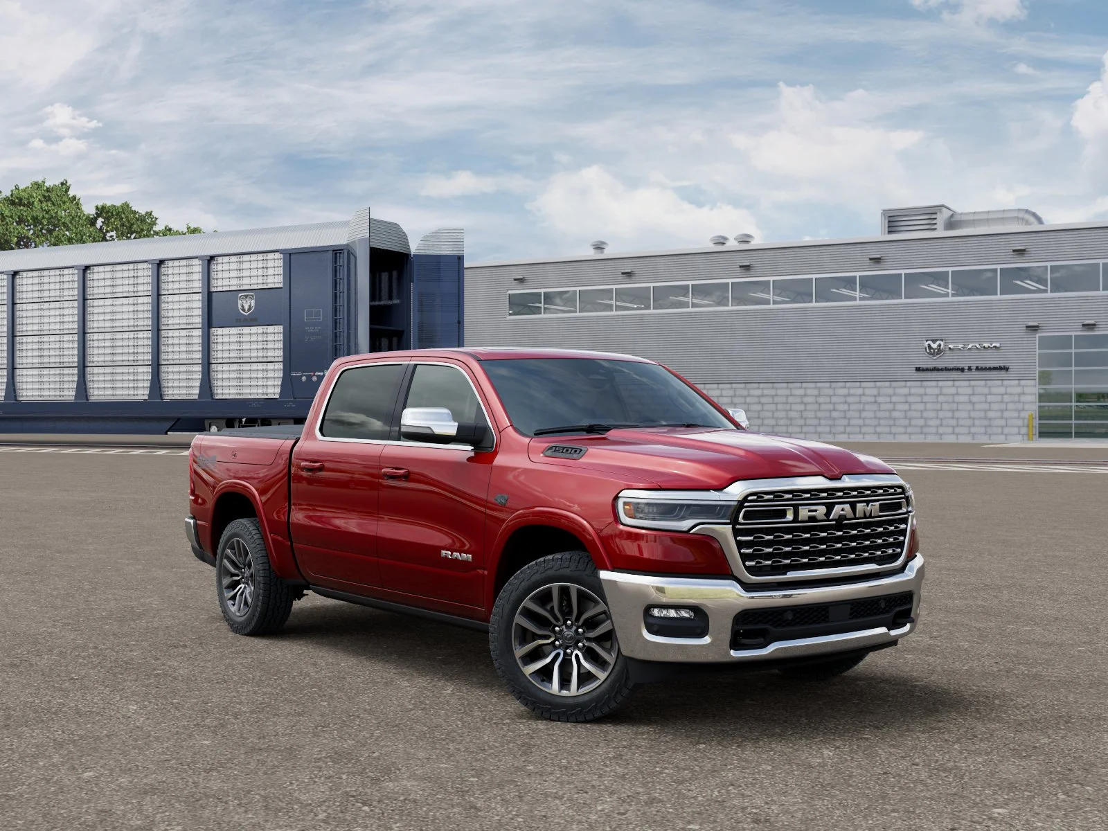 New 2027 Molten Red Pearl-Coat Exterior Paint RAM Limited image 3