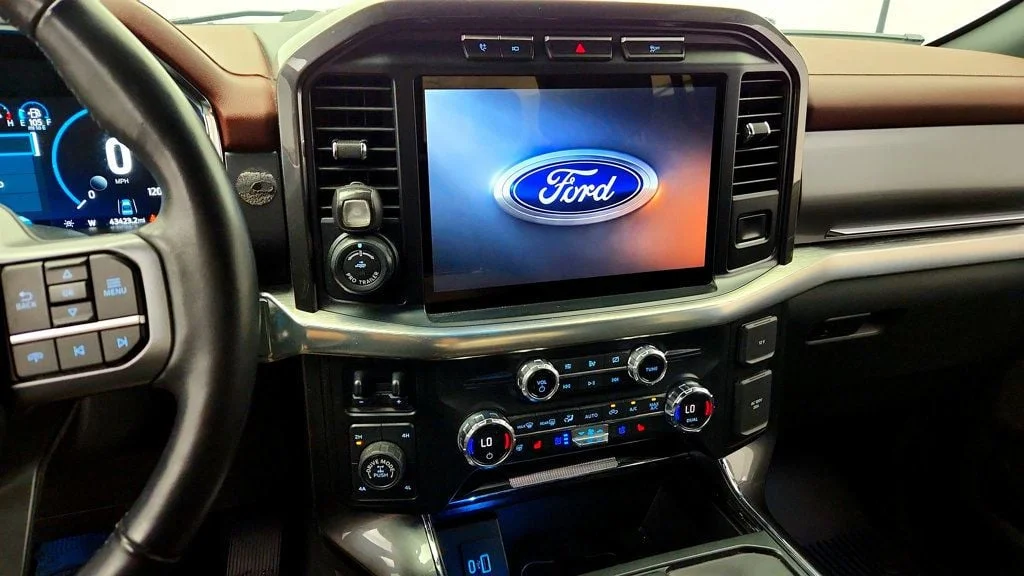 Used 2021 Carbonized Gray Metallic Ford LARIAT 4WD SuperCrew 5