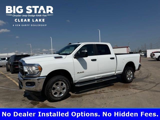 Used 2024 Bright White Clearcoat Ram Big Horn image 1