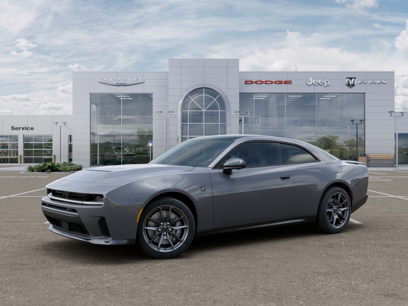 New 2026 Destroyer Gray Exterior Paint Dodge Scat Pack Plus 2-Door AWD image 12
