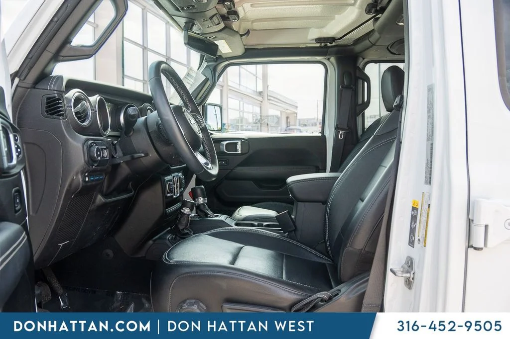 Used 2023 White Jeep Sahara 4xe image 3