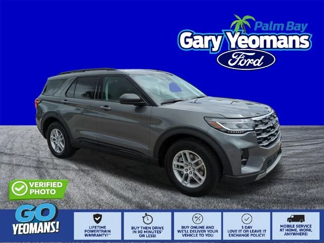 New 2026 Carbonized Gray Metallic Ford Active image 1
