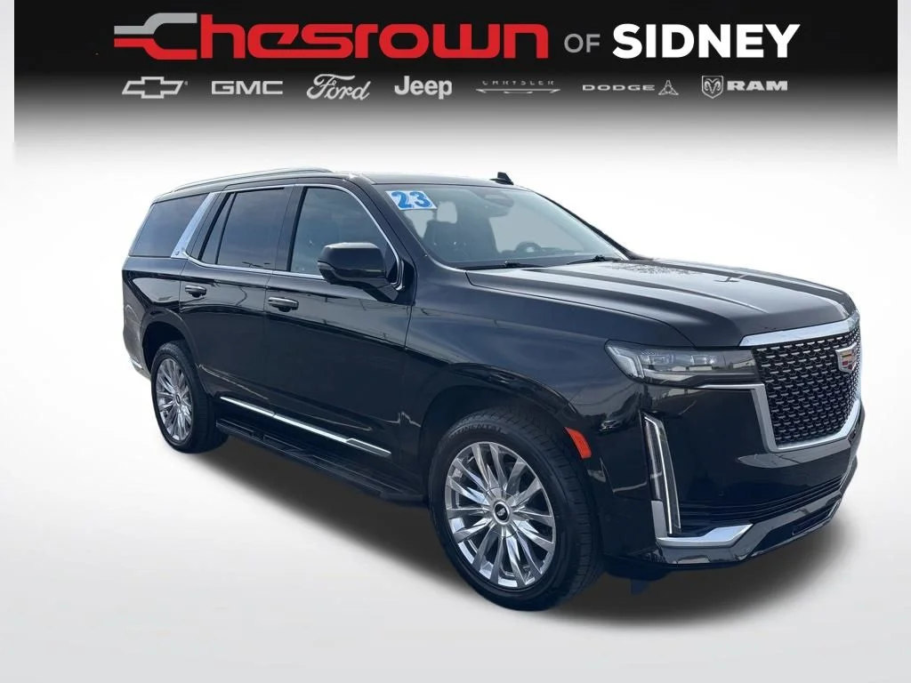 Used 2023 Black Cadillac Premium Luxury image 7