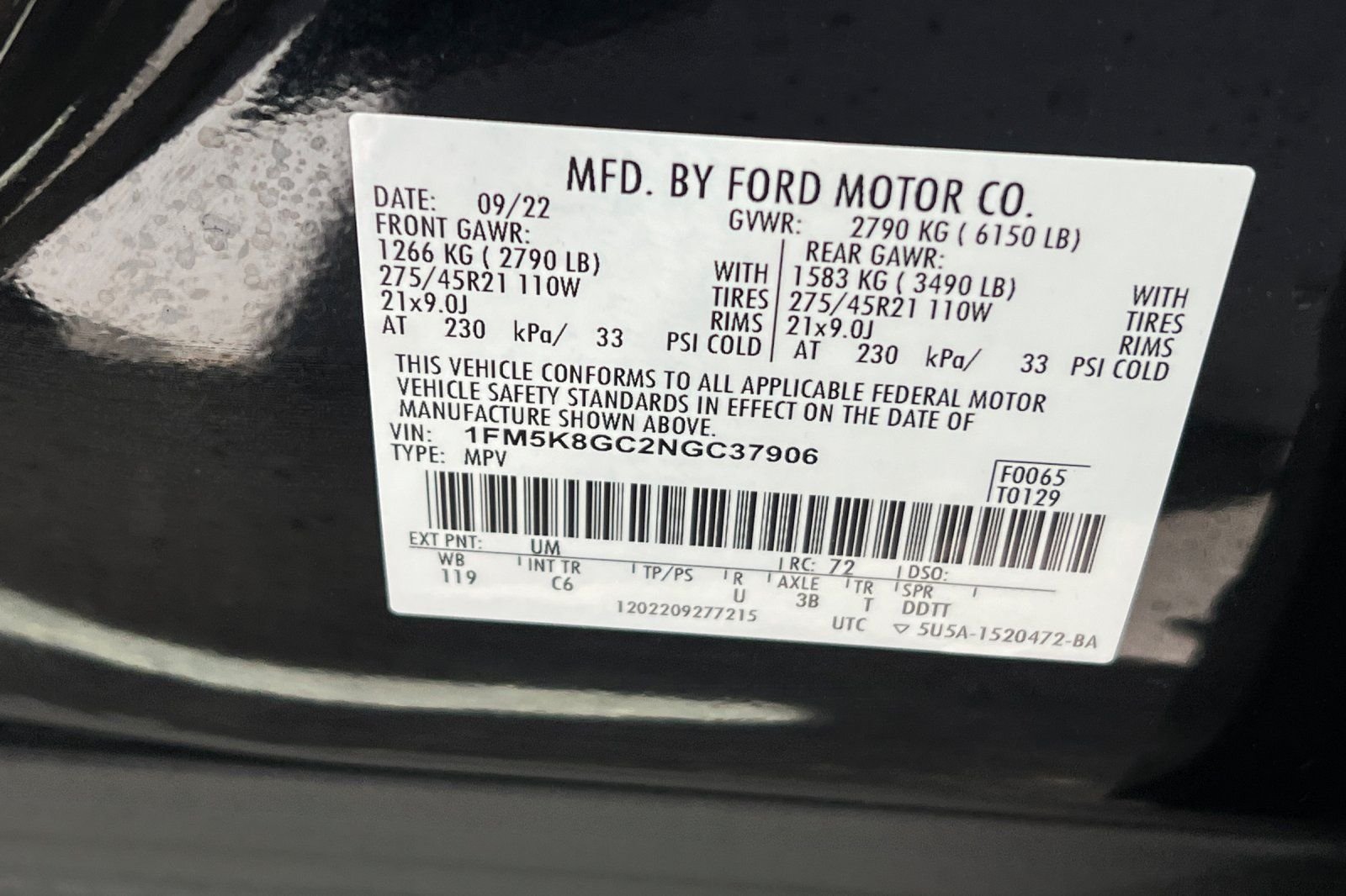 Used 2022 Black Ford ST image 36