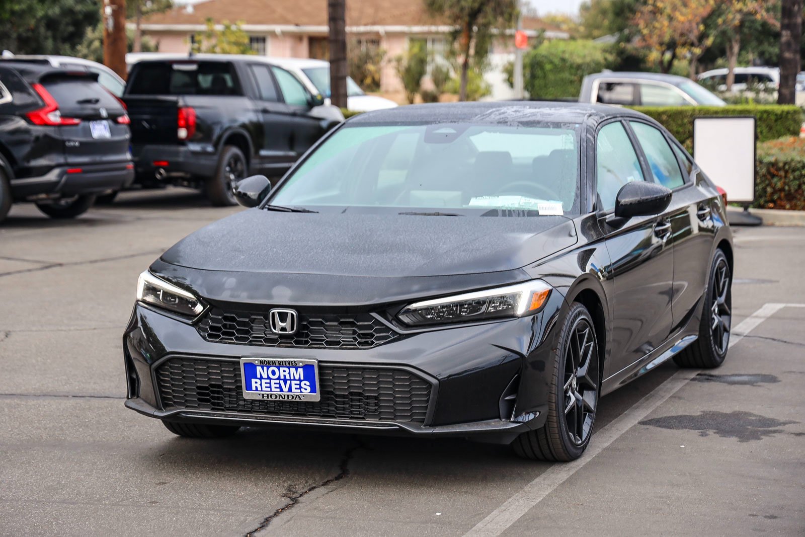 New 2026 Crystal Black Pearl Honda Sport CVT image 3