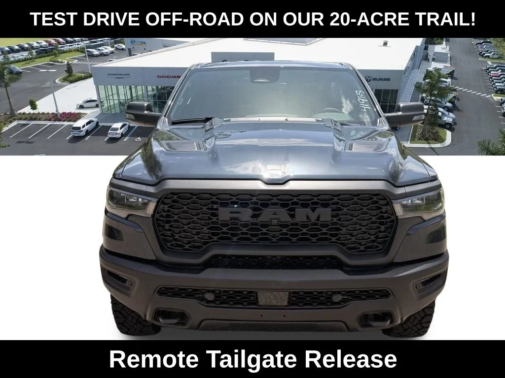 New 2026 Forged Blue Metallic Exterior Paint RAM Rebel image 9
