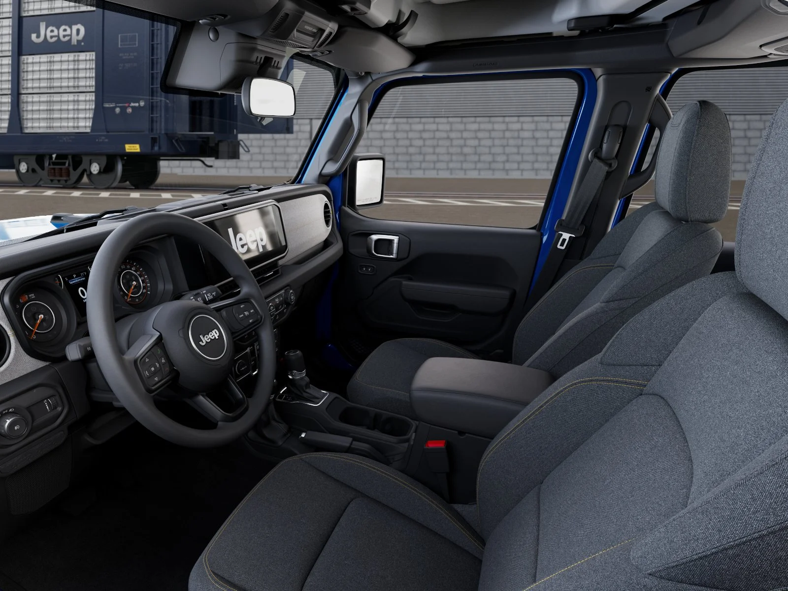 New 2026 Hydro Blue Pearl-Coat Exterior Paint Jeep  image 48
