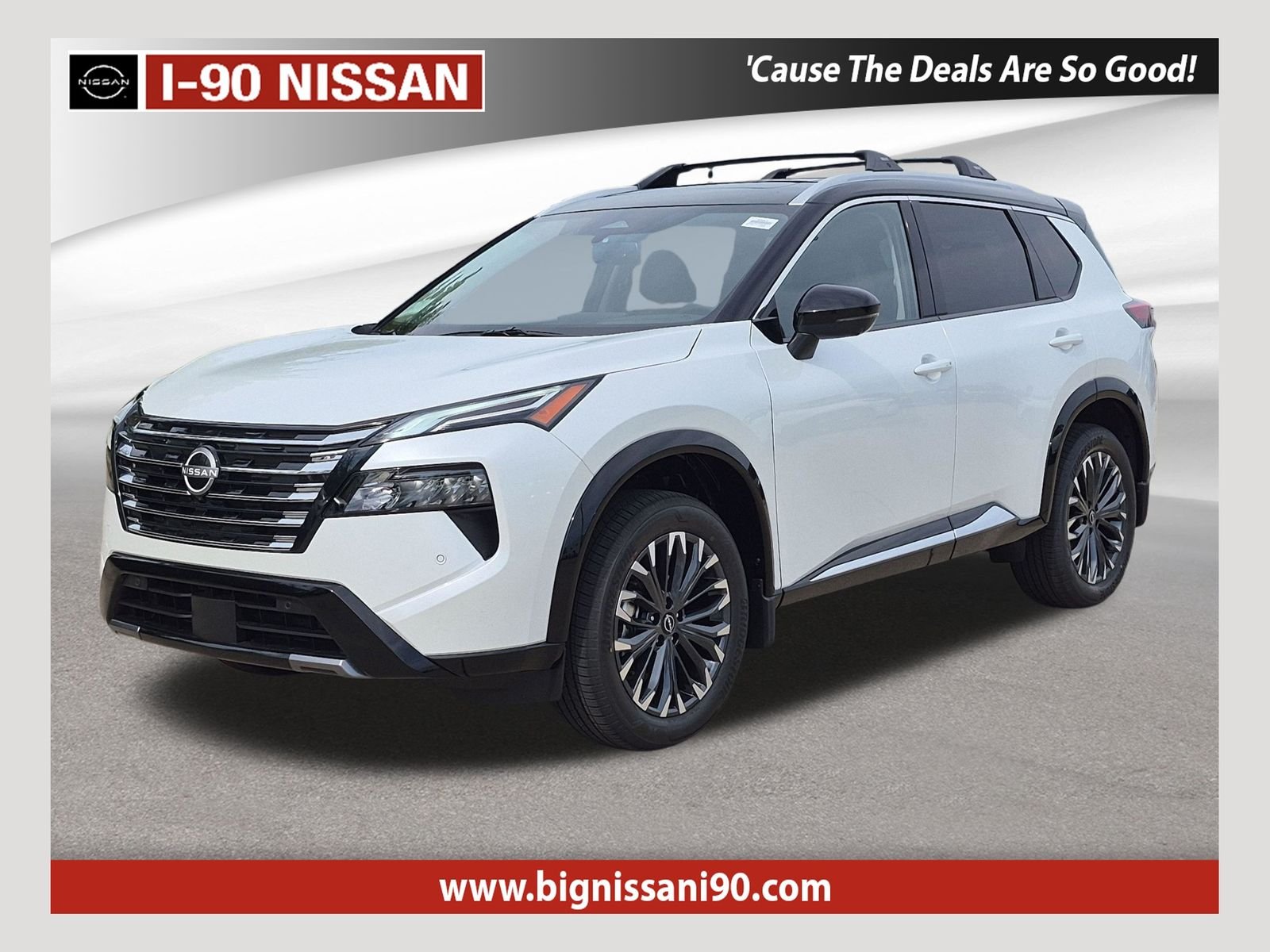 New 2026 Everest White Pearl TriCoat / Super Black Two-tone Nissan Platinum image 1