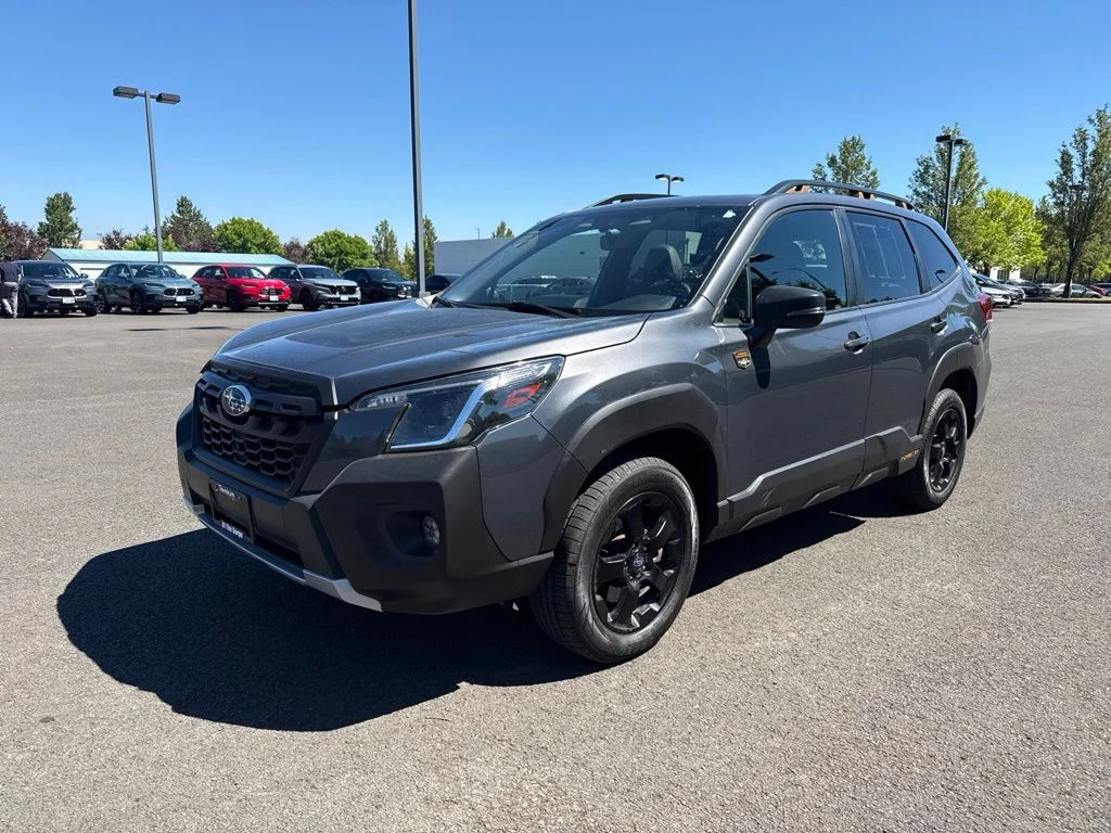 Used 2023 Magnetite Gray Metallic Subaru Wilderness image 3