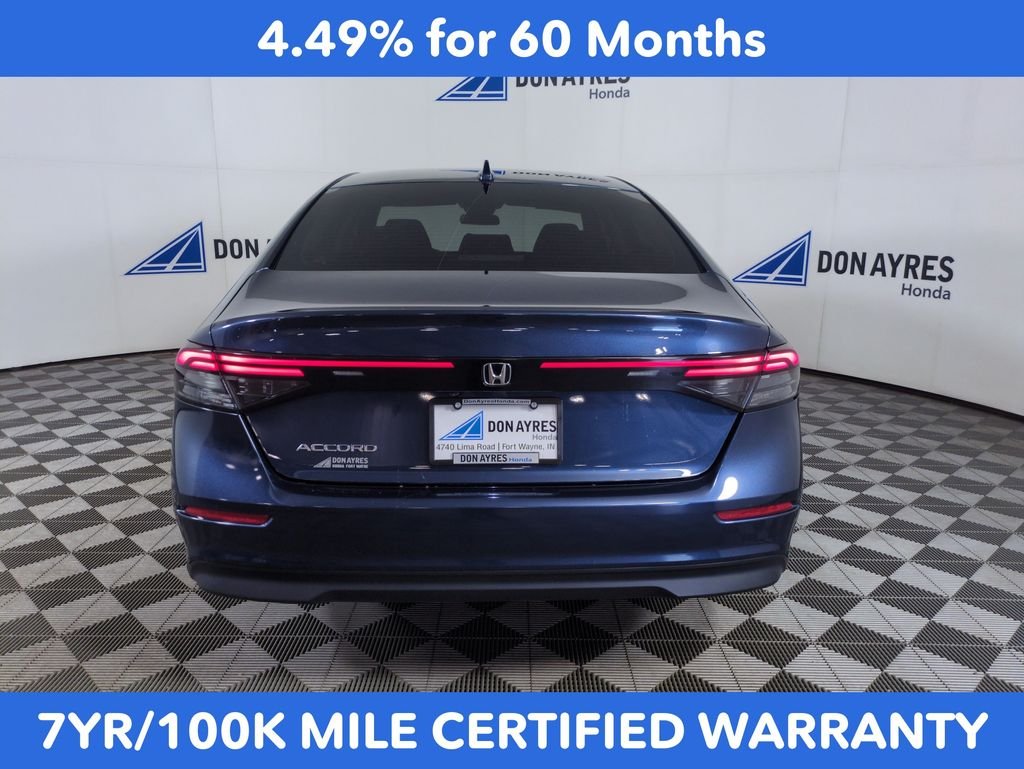 Certified Used 2024 Canyon River Blue Metallic Honda EX image 4