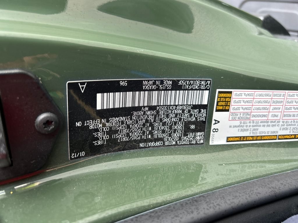 Used 2012 Army Green Toyota Base image 22