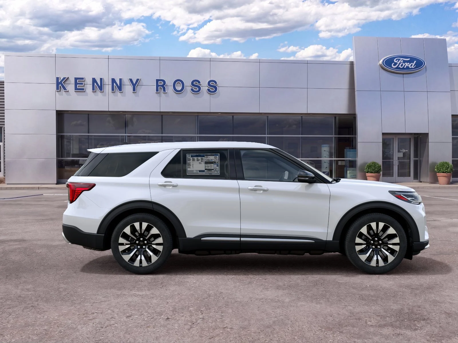 New 2027 Star White Metallic Tri-Coat Ford Platinum™ image 9