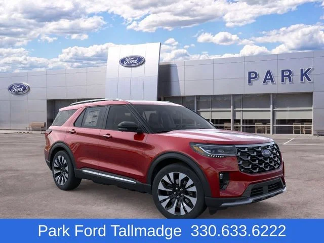 New 2026 Rapid Red Metallic Tinted Clearcoat Ford Platinum image 7
