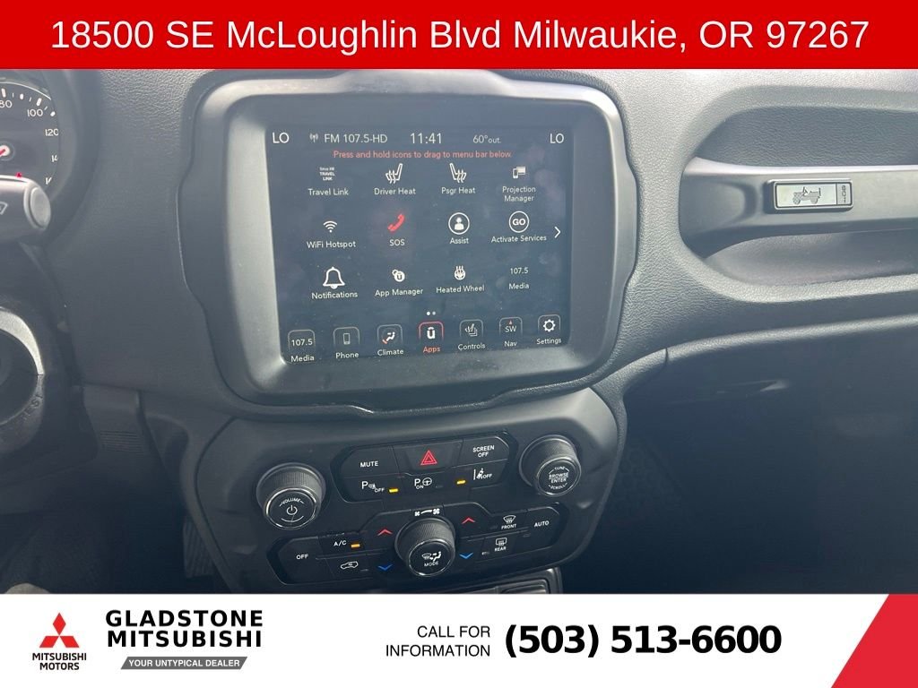 Used 2021 Orange Jeep Latitude image 12