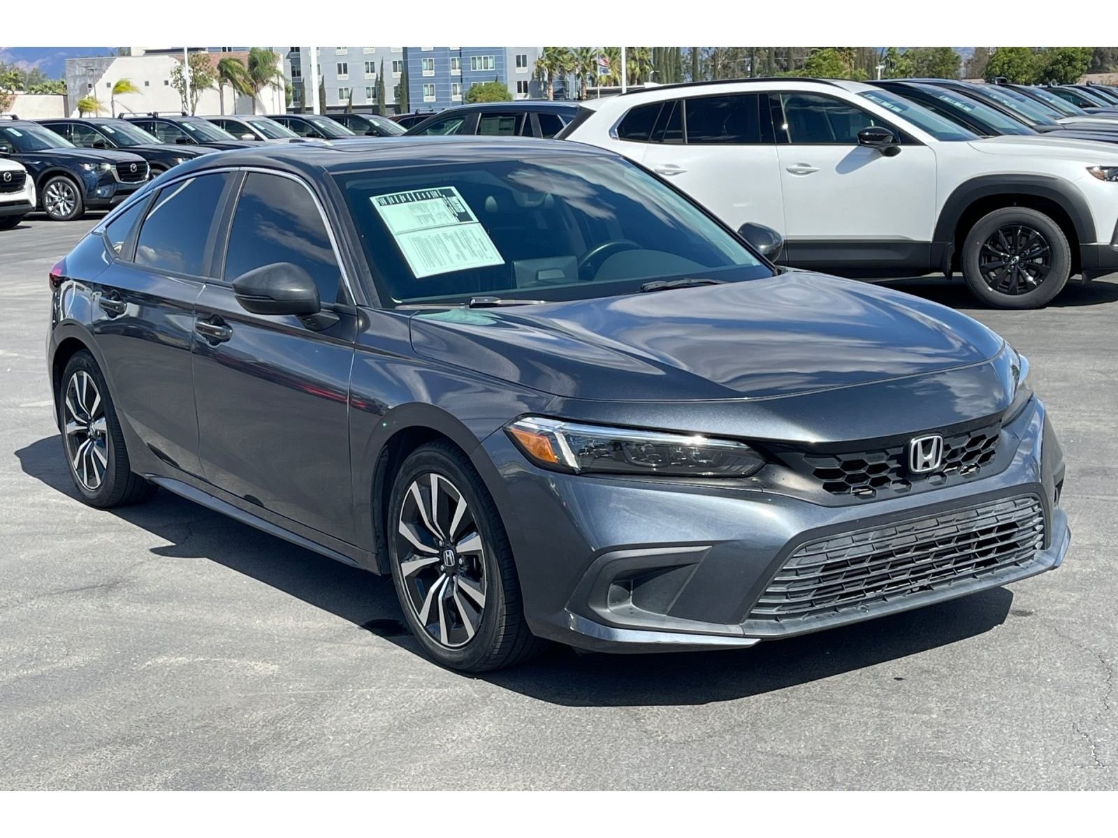 Certified Used 2023 Meteorite Gray Metallic Honda EX image 8