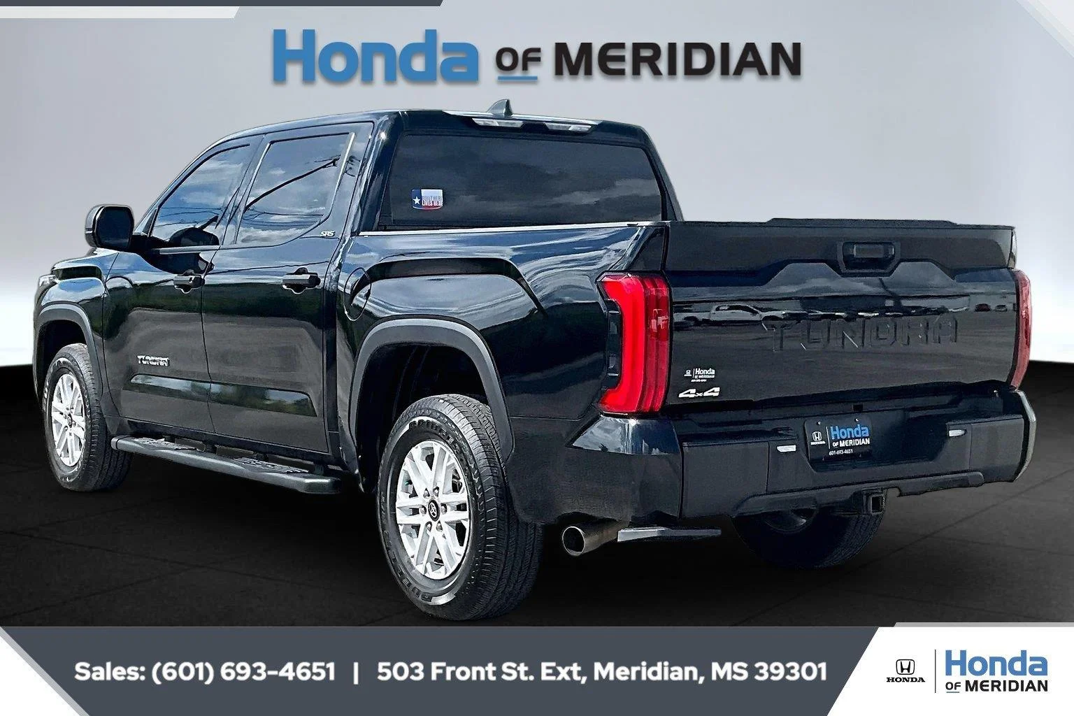 Used 2025 Midnight Black Metallic Toyota SR5 image 2