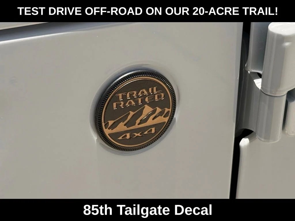 New 2026 Bright White Clear-Coat Exterior Paint Jeep 85th Anniversary Edition image 31