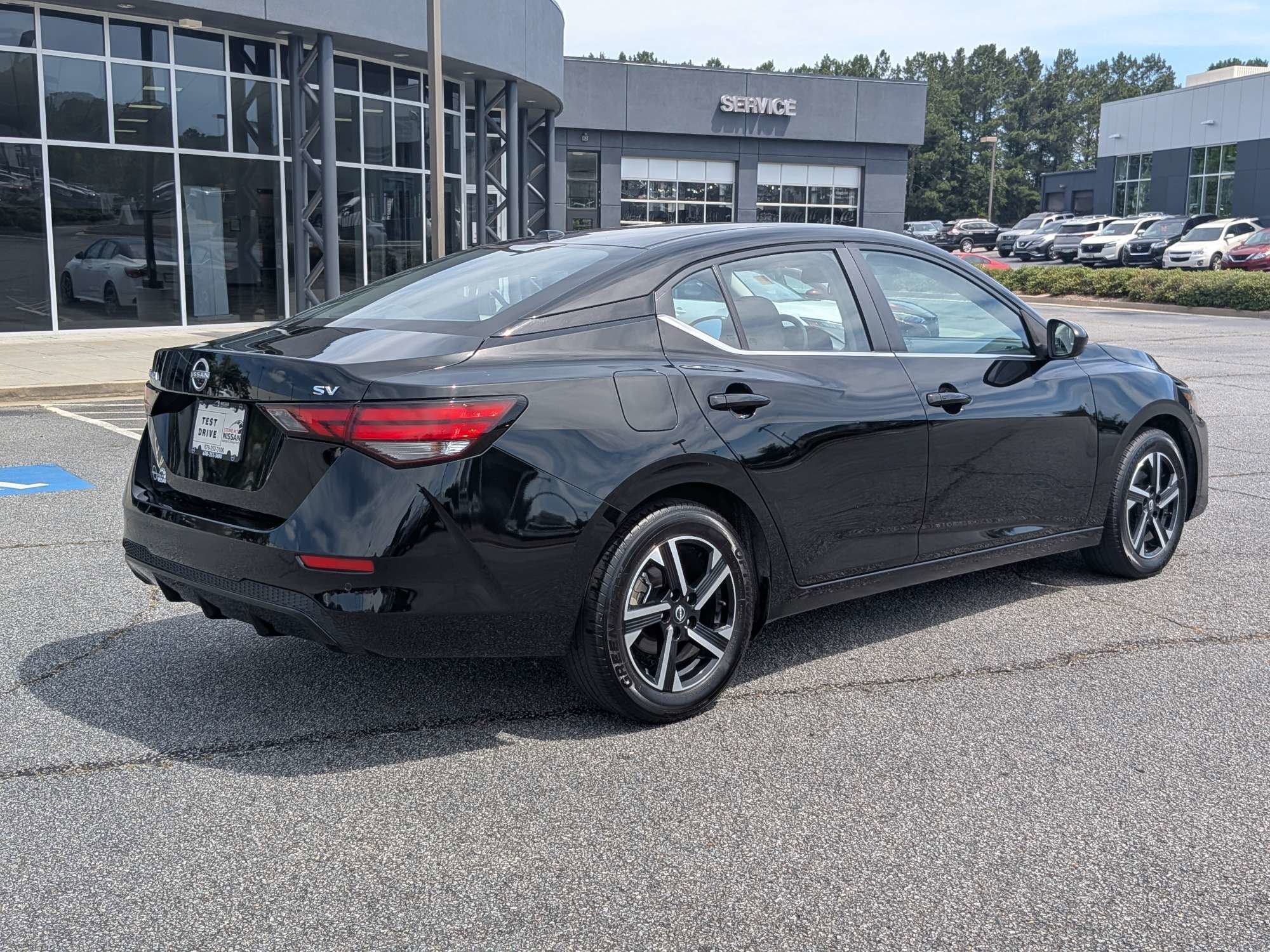 Used 2024 Black Nissan SV image 3