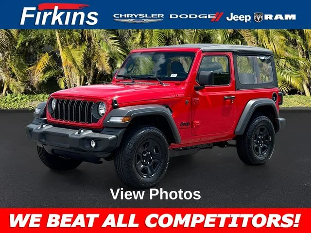 New 2026 Firecracker Red Clear-Coat Exterior Paint Jeep Sport image 1