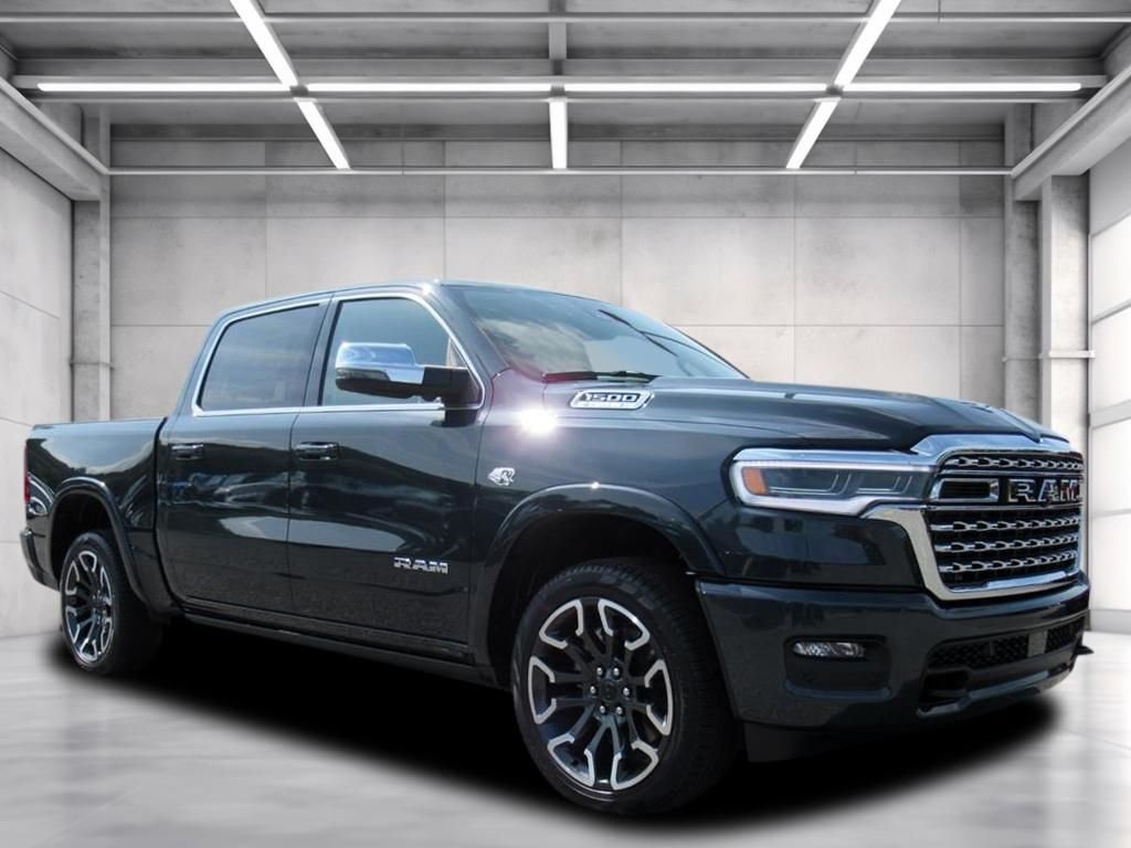 New 2026 Forged Blue Metallic Exterior Paint RAM Longhorn image 1