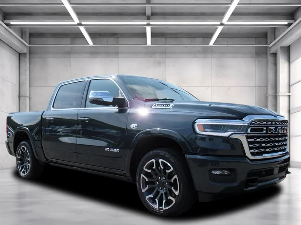 New 2026 Forged Blue Metallic Exterior Paint RAM Longhorn image 1
