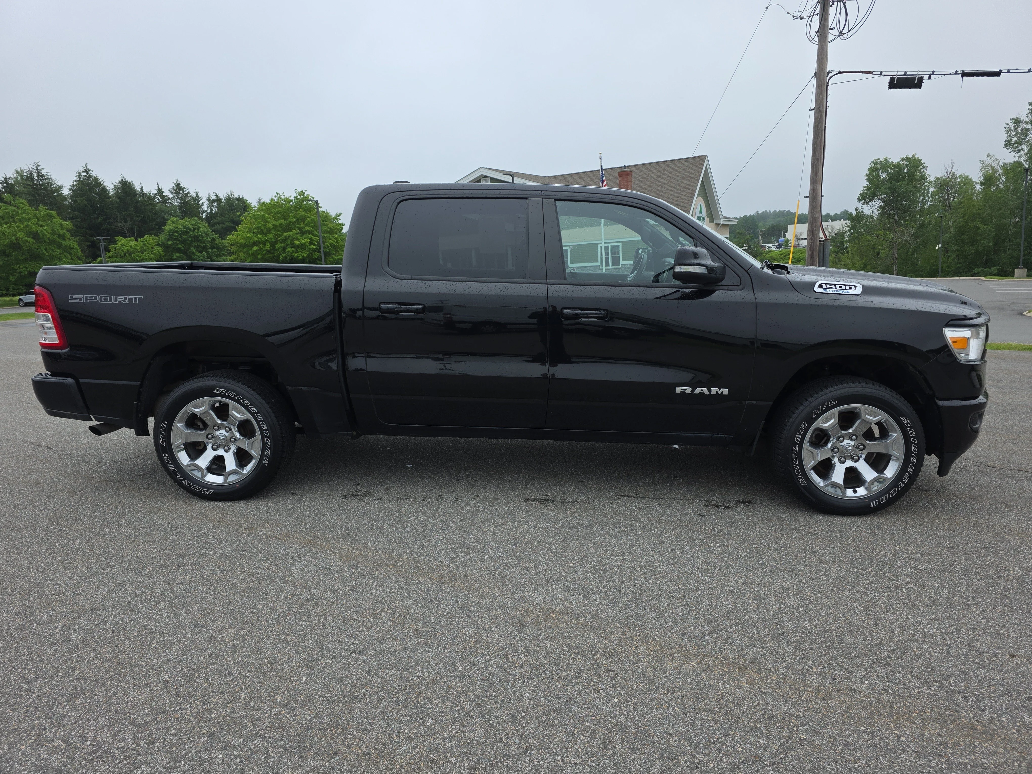 Used 2022 Diamond Black Crystal Pearlcoat Ram Big Horn image 6