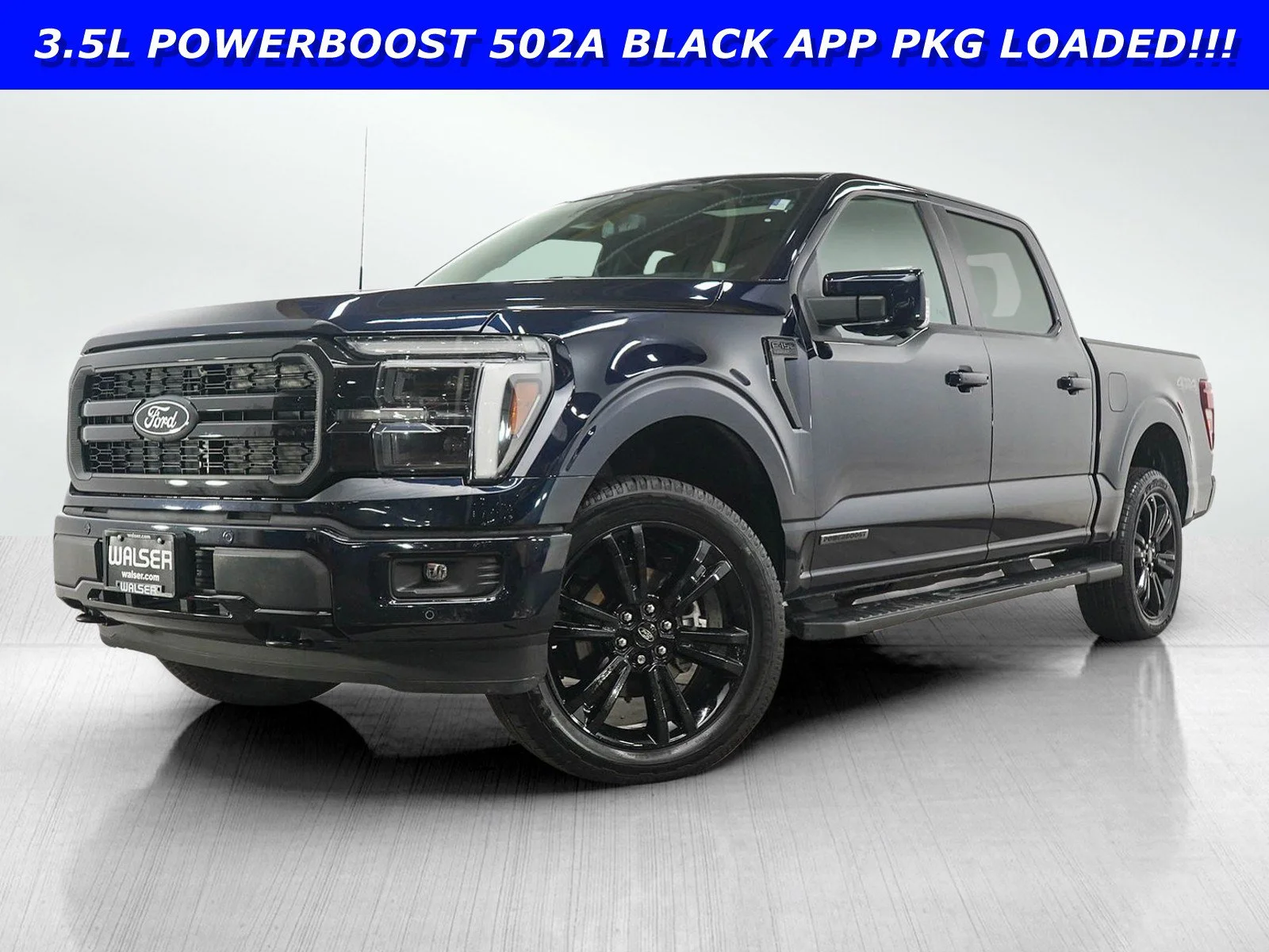 Used 2025 Atlas Blue Metallic Ford LARIAT image 1