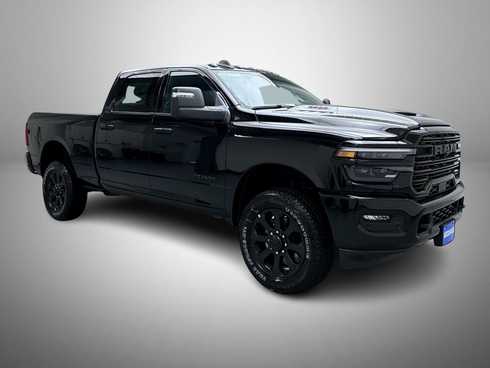 New 2026 Diamond Black Crystal Pearl-Coat Exterior Paint RAM Laramie image 3