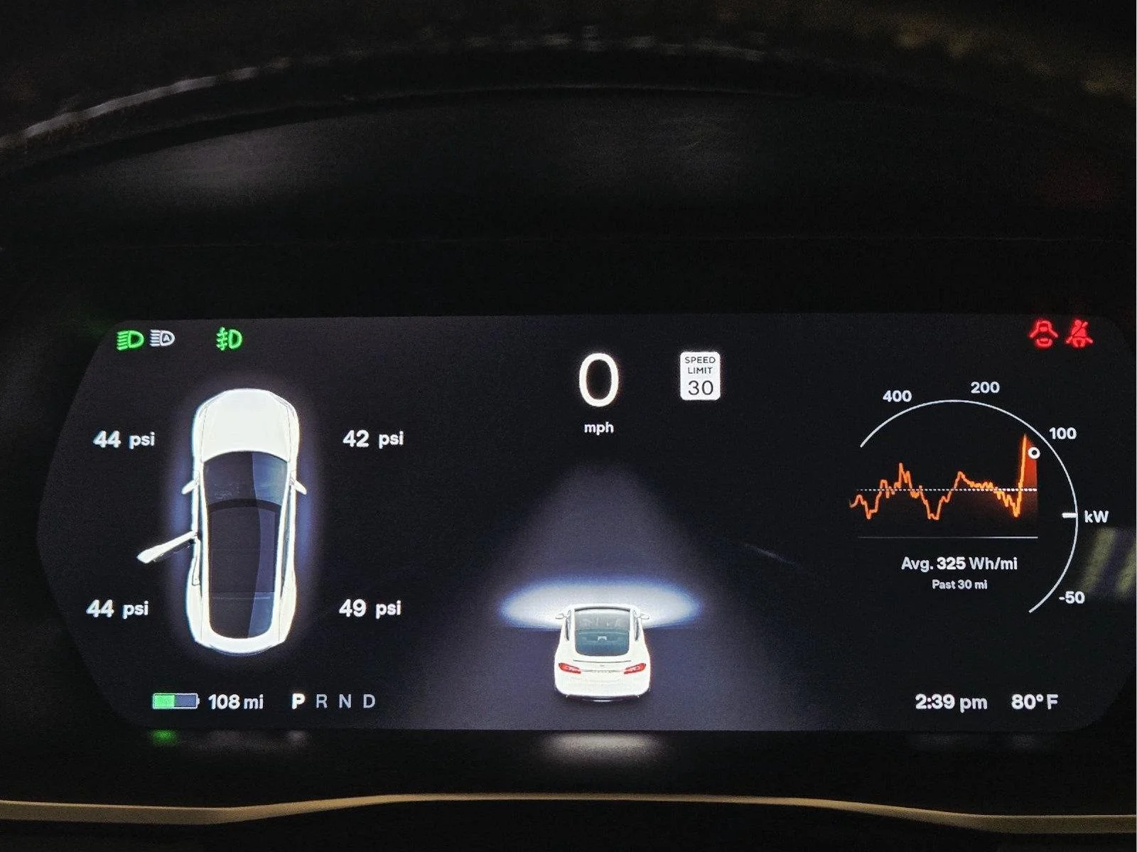 Used 2015 White Tesla P85D image 29