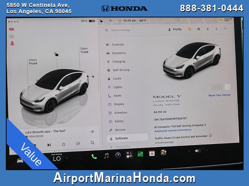Used 2023 Pearl White Multi-Coat Tesla Long Range image 24
