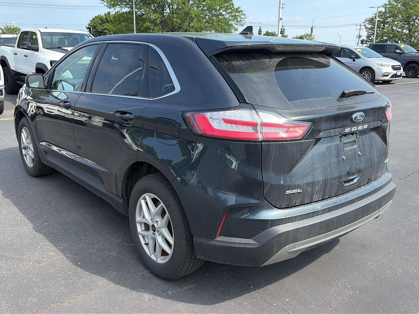 Used 2024 Stone Blue Ford SEL image 4