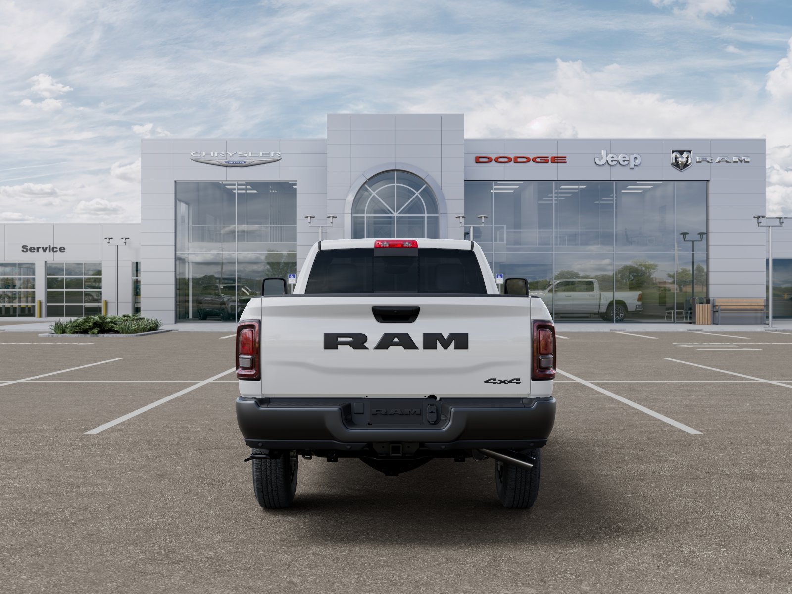New 2026 Bright White Clear-Coat Exterior Paint RAM Tradesman image 15
