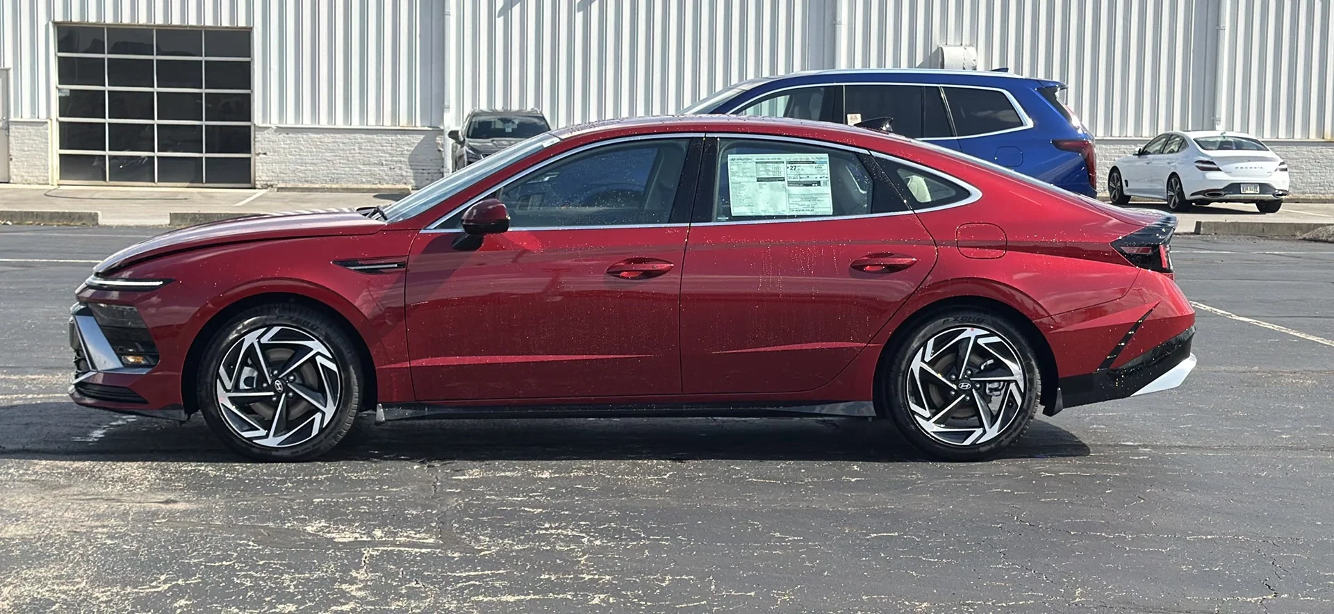 New 2026 Ultimate Red Metallic Hyundai SEL Sport image 4