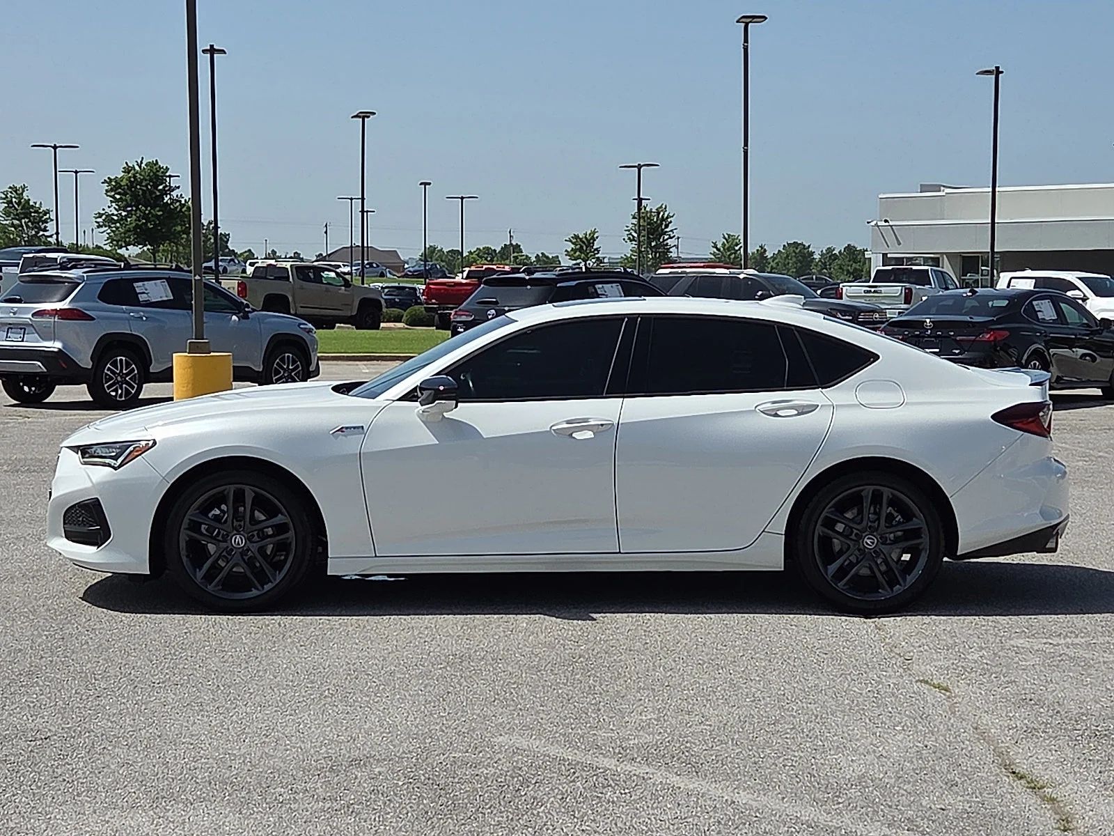 Used 2025 Platinum White Pearl Acura w/A-Spec Package image 3