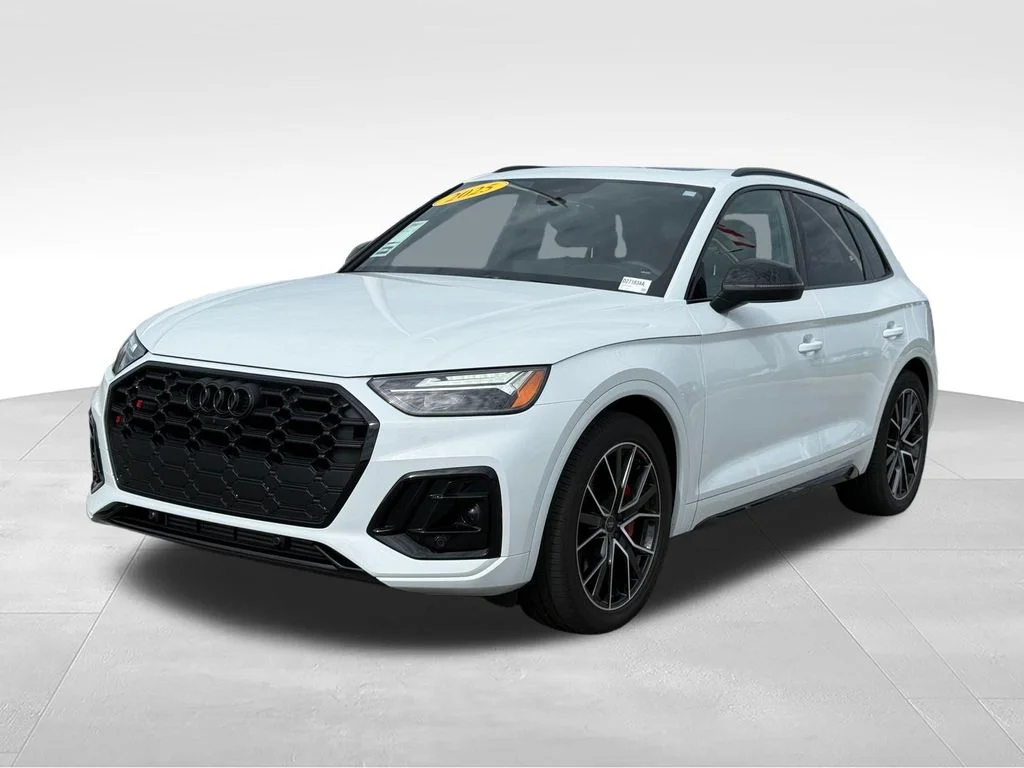Used 2025 White Audi Premium Plus image 2