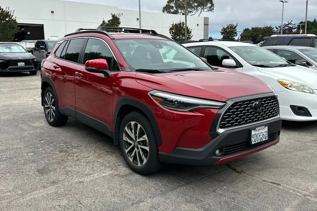Certified Used 2022 Red Toyota XLE image 2