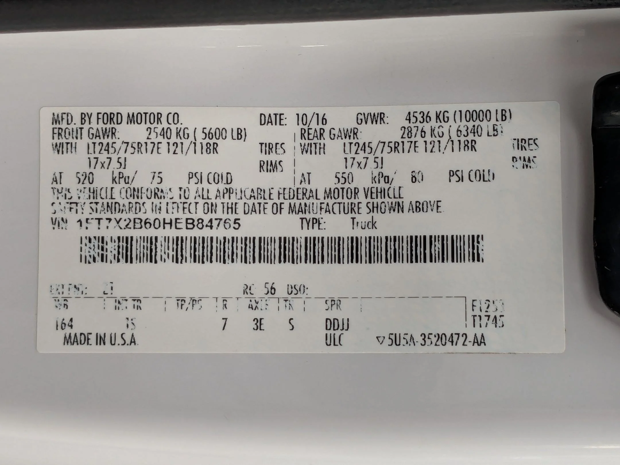 Used 2017 Oxford White Ford XL image 30