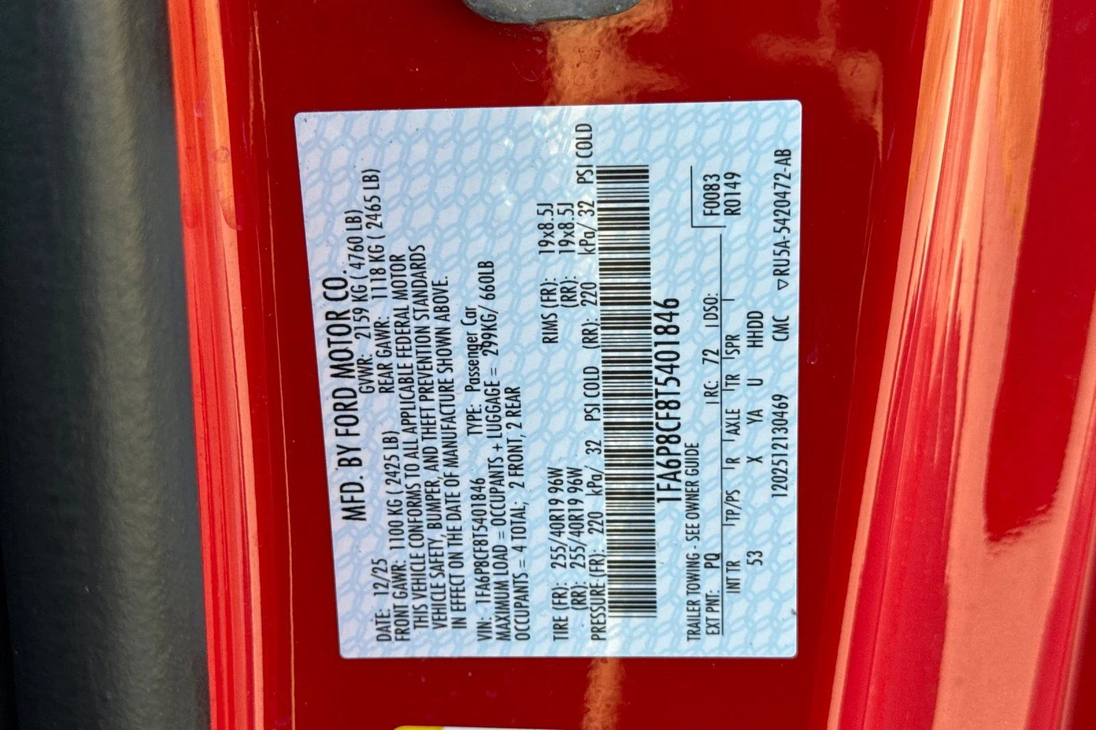 New 2026 Race Red Ford GT Premium Fastback image 31