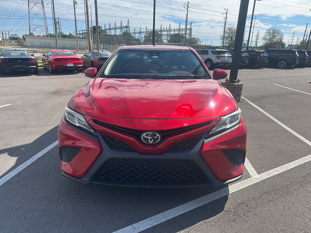 Used 2020 Red Toyota SE image 2