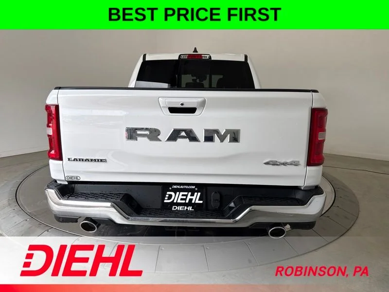 New 2026 Bright White Clear-Coat Exterior Paint RAM Laramie image 6