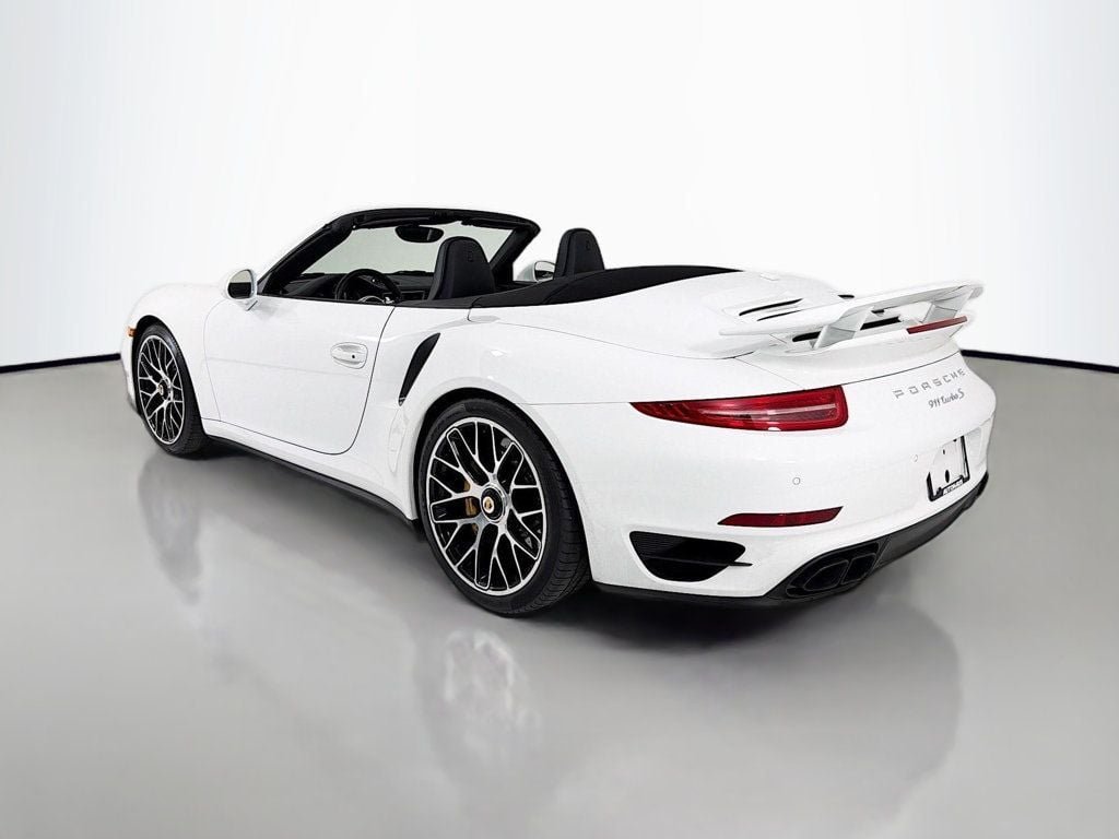 Used 2014 White Porsche Turbo Cabriolet image 3