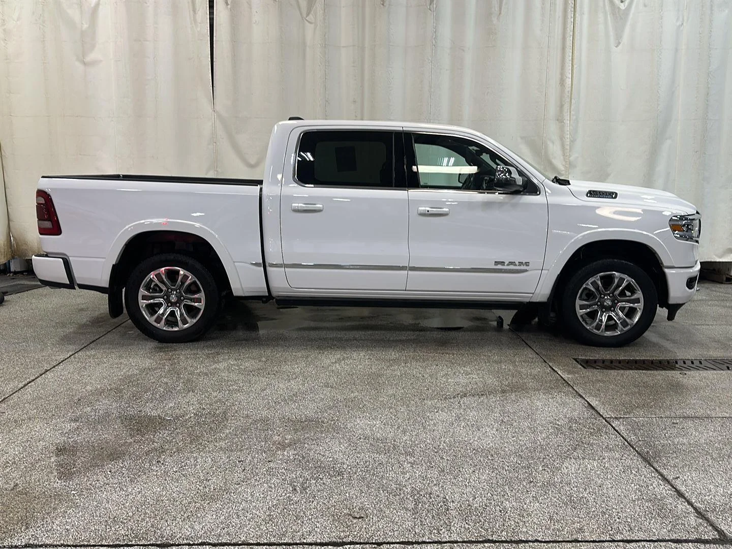 Used 2023 Bright White Clearcoat Ram Limited image 6
