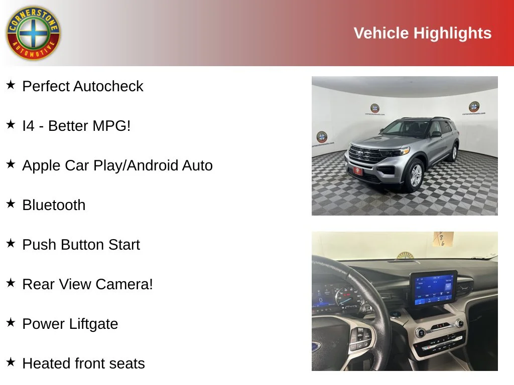 Used 2024 Ford Explorer XLT with VIN 1FMSK8DH8RGA41526 for sale in Elk River, Minnesota
