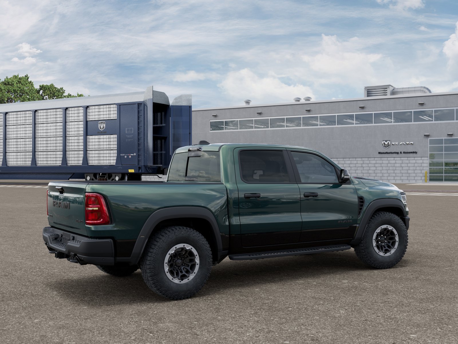 New 2026 Serrano-Green Metallic Exterior Paint RAM RHO image 2