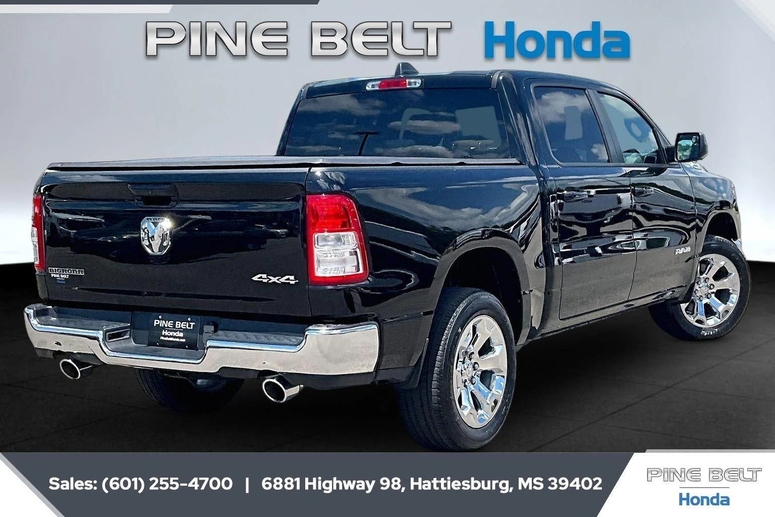 Used 2022 Diamond Black Crystal Pearlcoat Ram Big Horn image 11