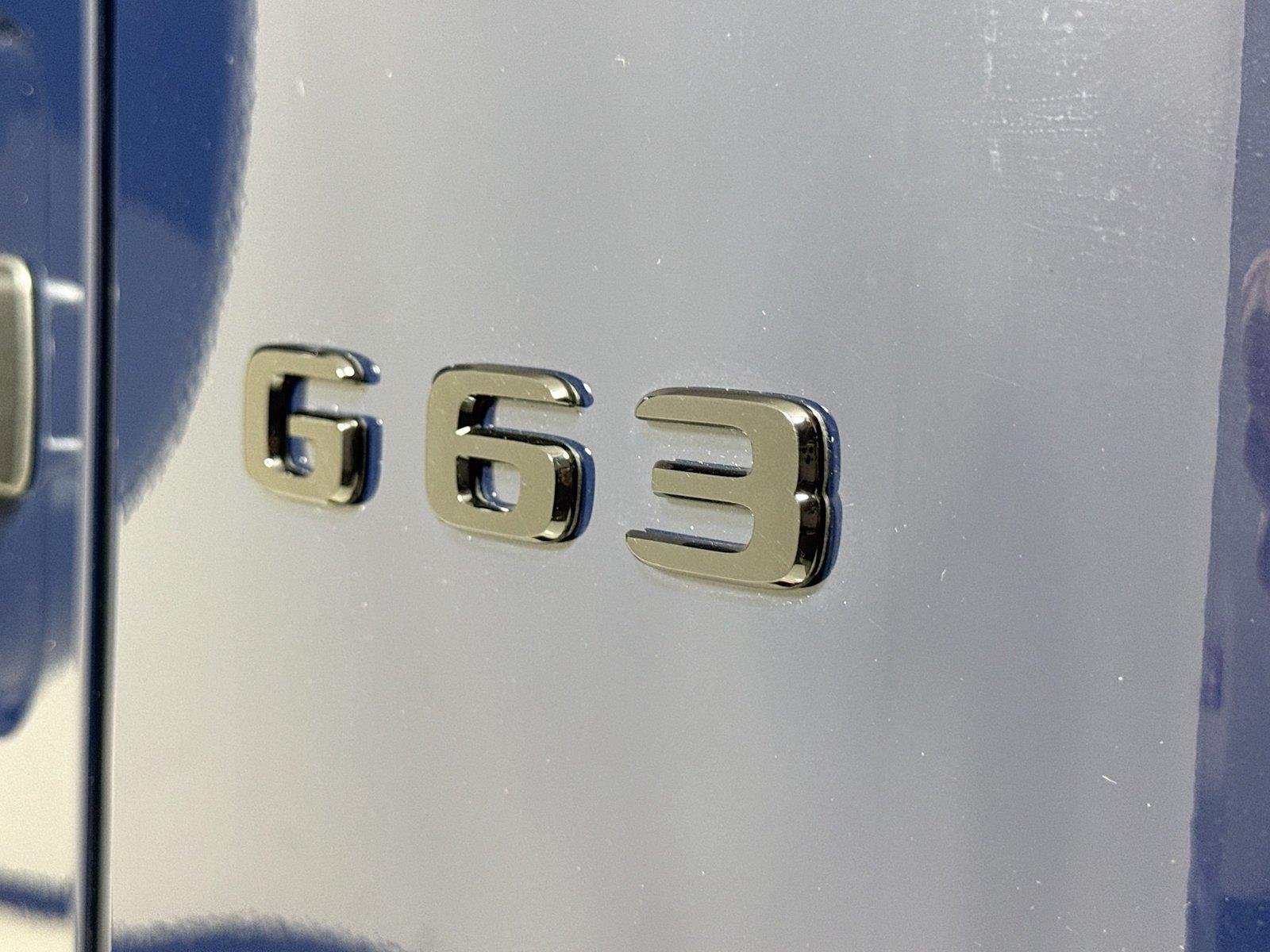 Used 2026 Brilliant Blue Metallic Mercedes-Benz AMG® G 63 | Manufaktur Interior Pkg + | Night Pkg Plus image 38